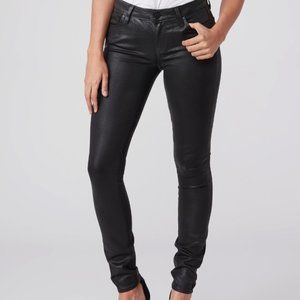 PAIGE Denim - Transcend Verdugo Ankle Skinny Jeans Black Fog Luxe Coat